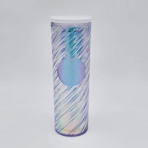STARBUCKS  2022 HOLIDAY IRIDESCENT SWIRL 16 OZ. HOT BEVERAGE TUMBLER